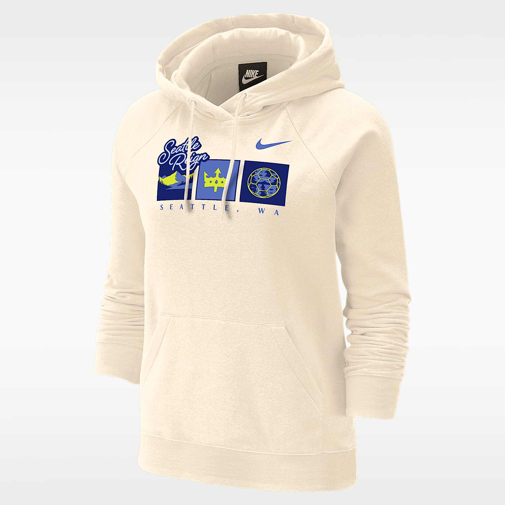 Seattle Reign Phoenix Fleece Women's Nike Oversized Hoodie. Nike.com